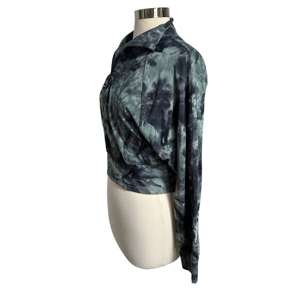 Lululemon 8 Ready to Rulu Diamond Dye Silver Blue Tidewater Half-Zip Pullover - Picture 5 of 10